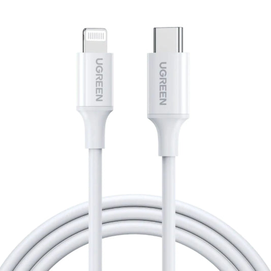 CABLE DE CARGA PARA IPHONEMFI CERTIFICADOUSB TIPO-C a LIGHTNINGPD20W CARGA RAPIDAVELOCIDAD DE TRANSFERENCIA DE DATOS 480MBPs, 10493, UGREEN