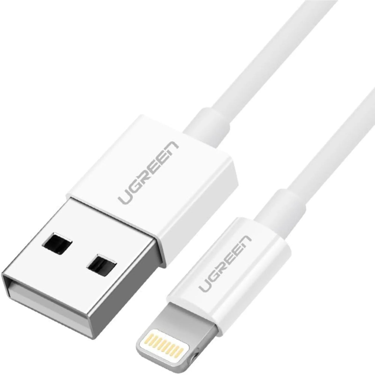 CABLE DE CARGA LIGHTNING MFI BLANCO, 20728, UGREEN