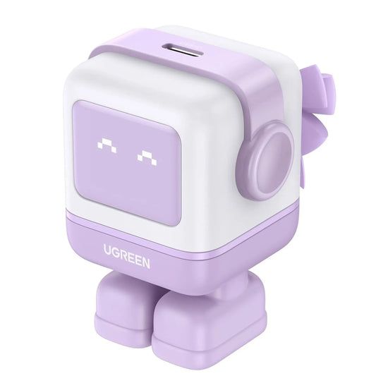 CARGADOR USB-C 30W NEXODE ROBOT GaN PURP, 25036, UGREEN