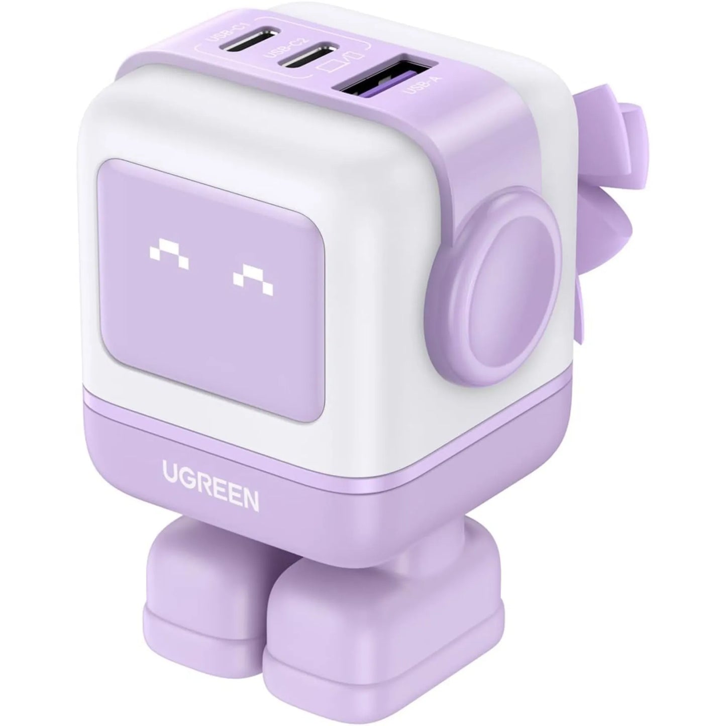 CARGADOR ROBOT GaN 65W PURPURA, 35314, UGREEN