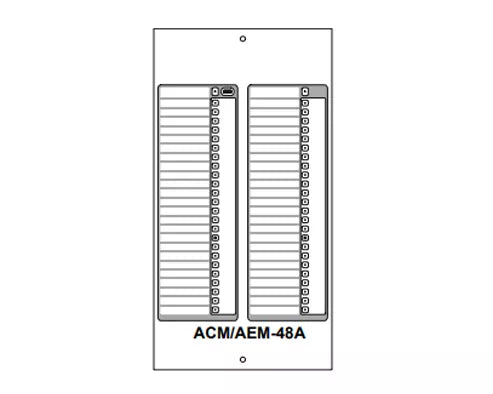 MODULO DE ANUNCIADOR DE CONTROL, ACM-48A, NOTIFIER