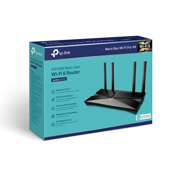 ROUTER INALAMBRICO WIFI 6 ARCHER AX10, Archer AX10, TP-LINK