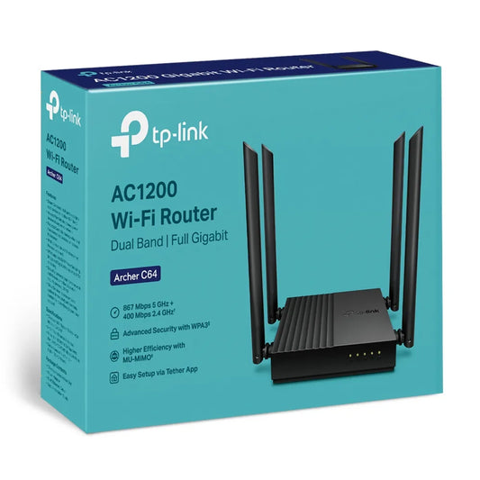 ROUTER INALAMBRICO ARCHER C64*AC 1200, Archer C64, TP-LINK