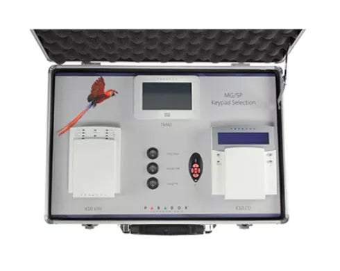 MALETIN DE PRUEBAS SP4000 CON TECL TM-40, btm-40, PARADOX