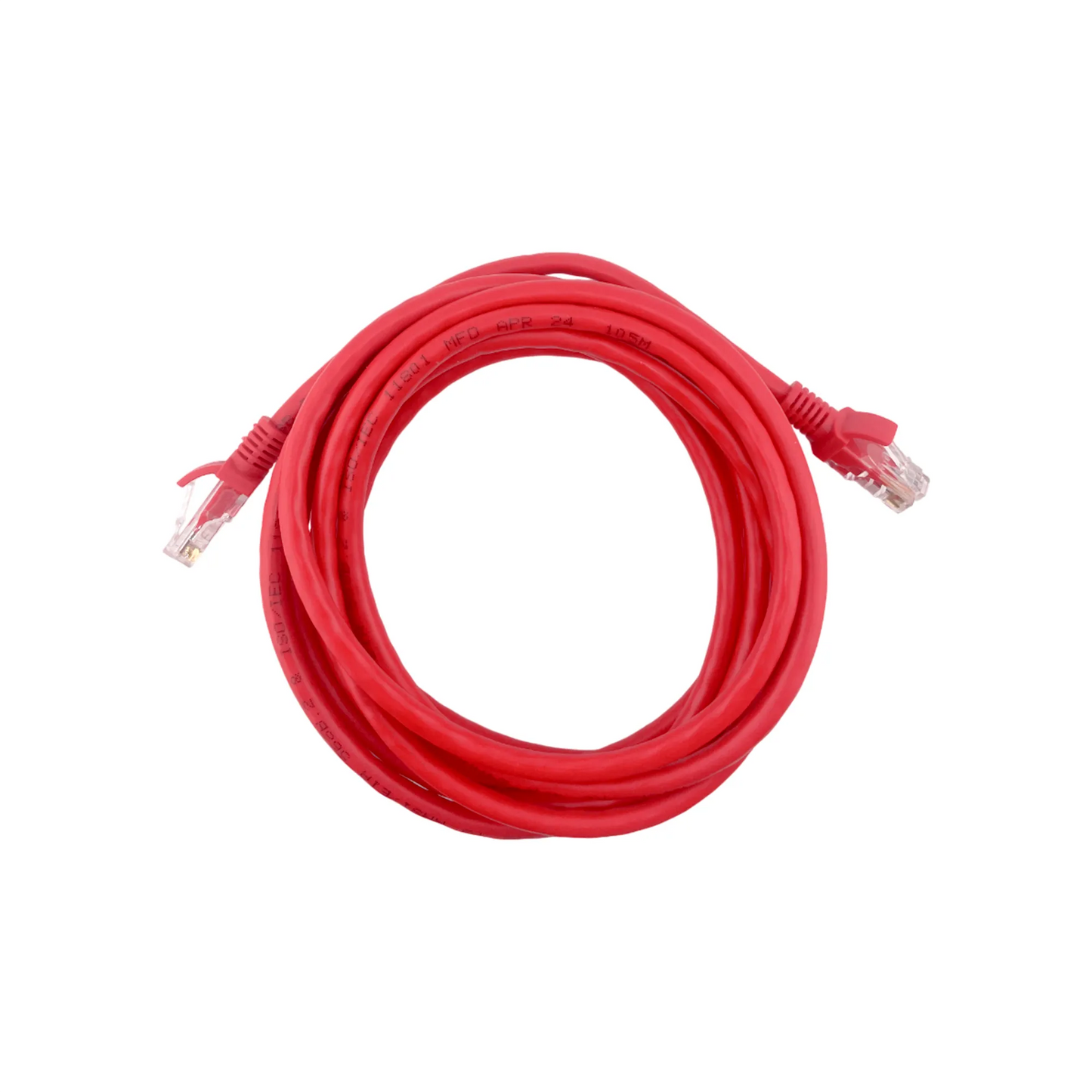 PATCH CORD CAT6* 3 METROS* COLOR ROJO*, C887, DIMAX