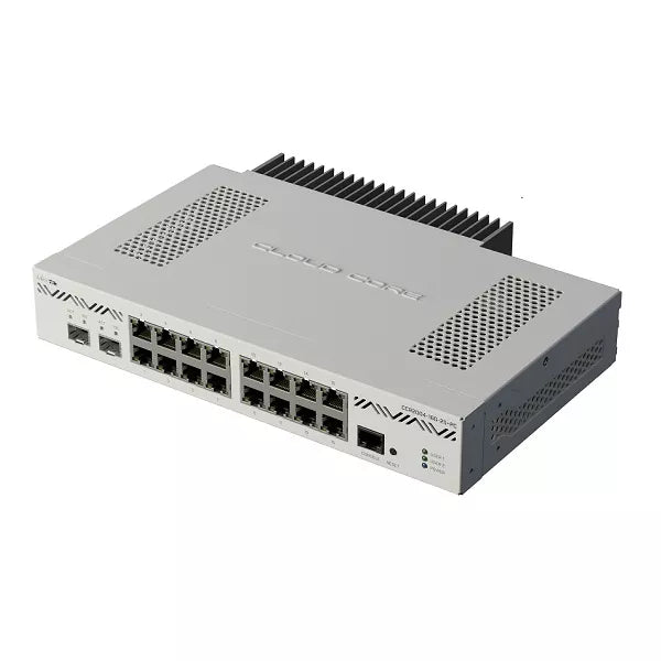 CLOUD CORE ROUTER 16 PUERTOS GIGA*2SFP+, CCR2004-16G-2S+PC, MIKROTIK