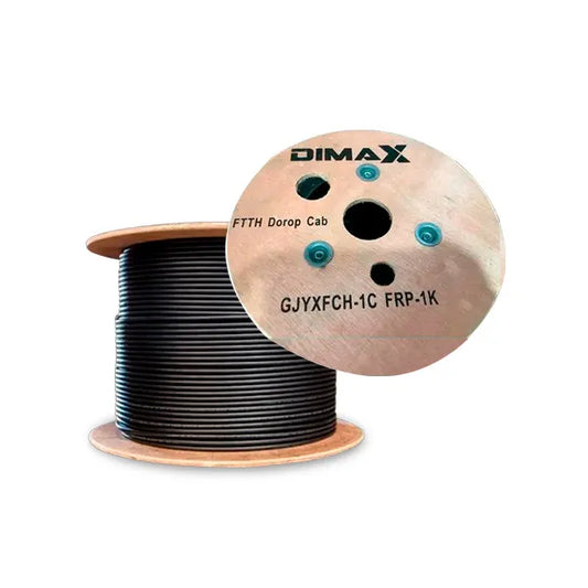 CABLE DROP FRP 1 HILO CON MENSAJERO*1KM, GJYXFCH-1C FRP, DIMAX