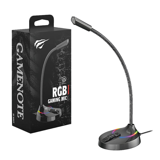 MICROFONO GAMING GK55USB PARA PC, GK55 RGB, HAVIT