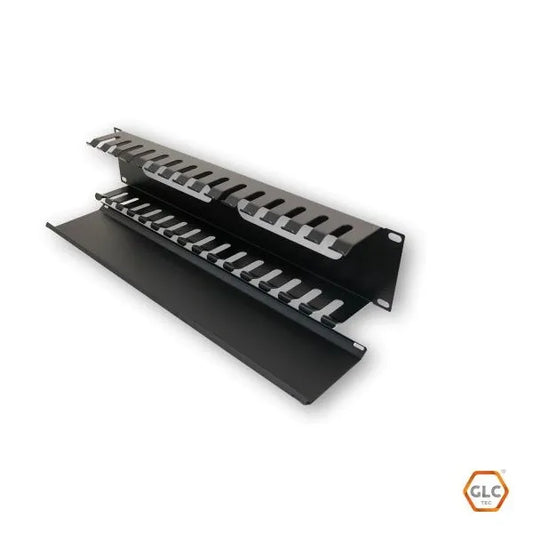 ORGANIZADOR DE CABLE 2U C/TAPA, GLC-ORGCR-002, GLC