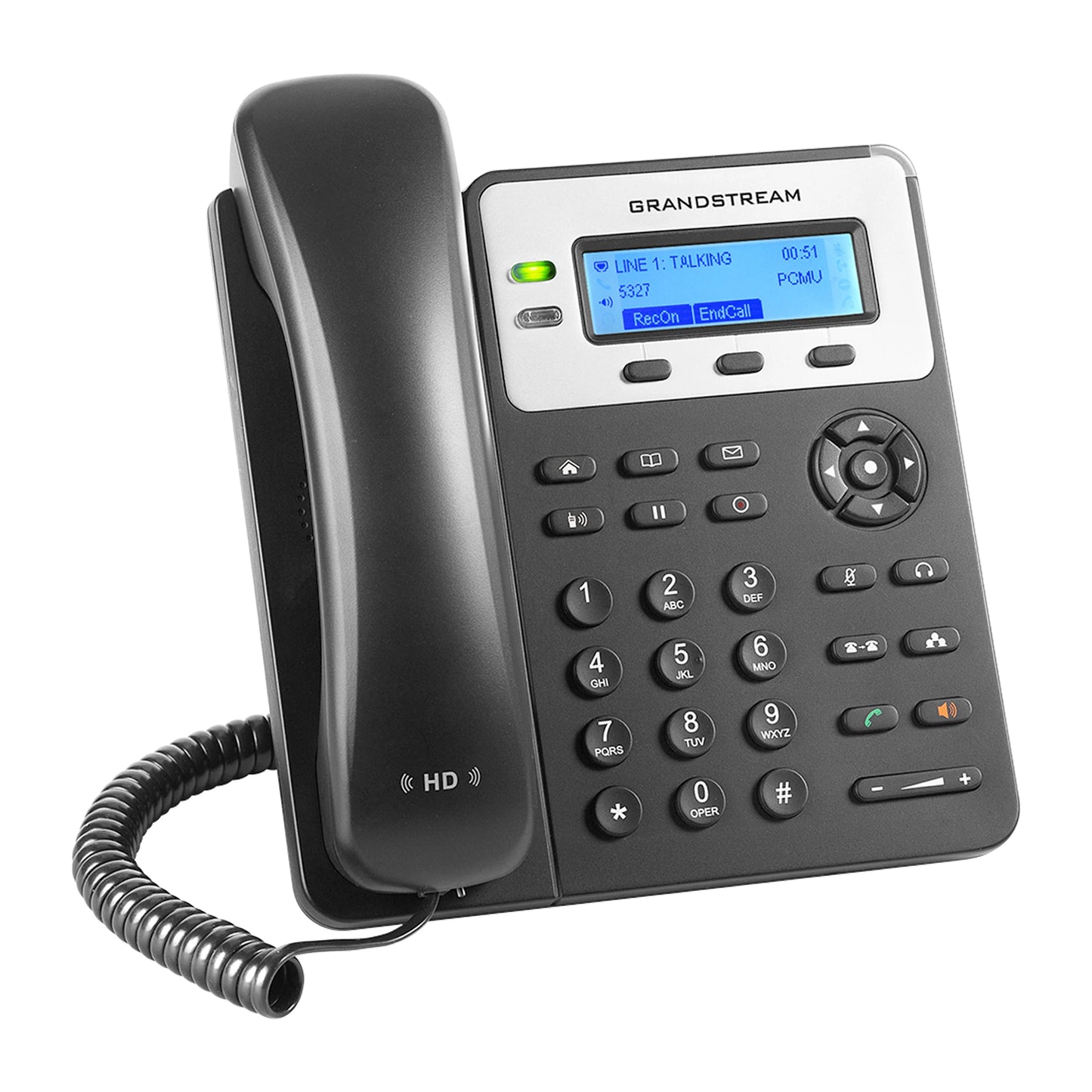 TELEFONO IP 2 LINEAS SIP, POE, GXP1625, GRANDSTREAM