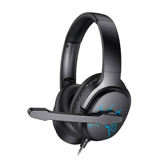 AUDIFONOS GAMER LUZ LED AZUL, H213U-BLK, HAVIT