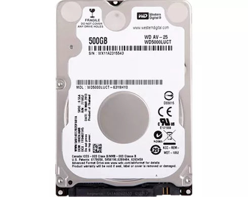 Disco Duro 500 GB, HDD-500GB NTBK, WESTERN DIGITAL