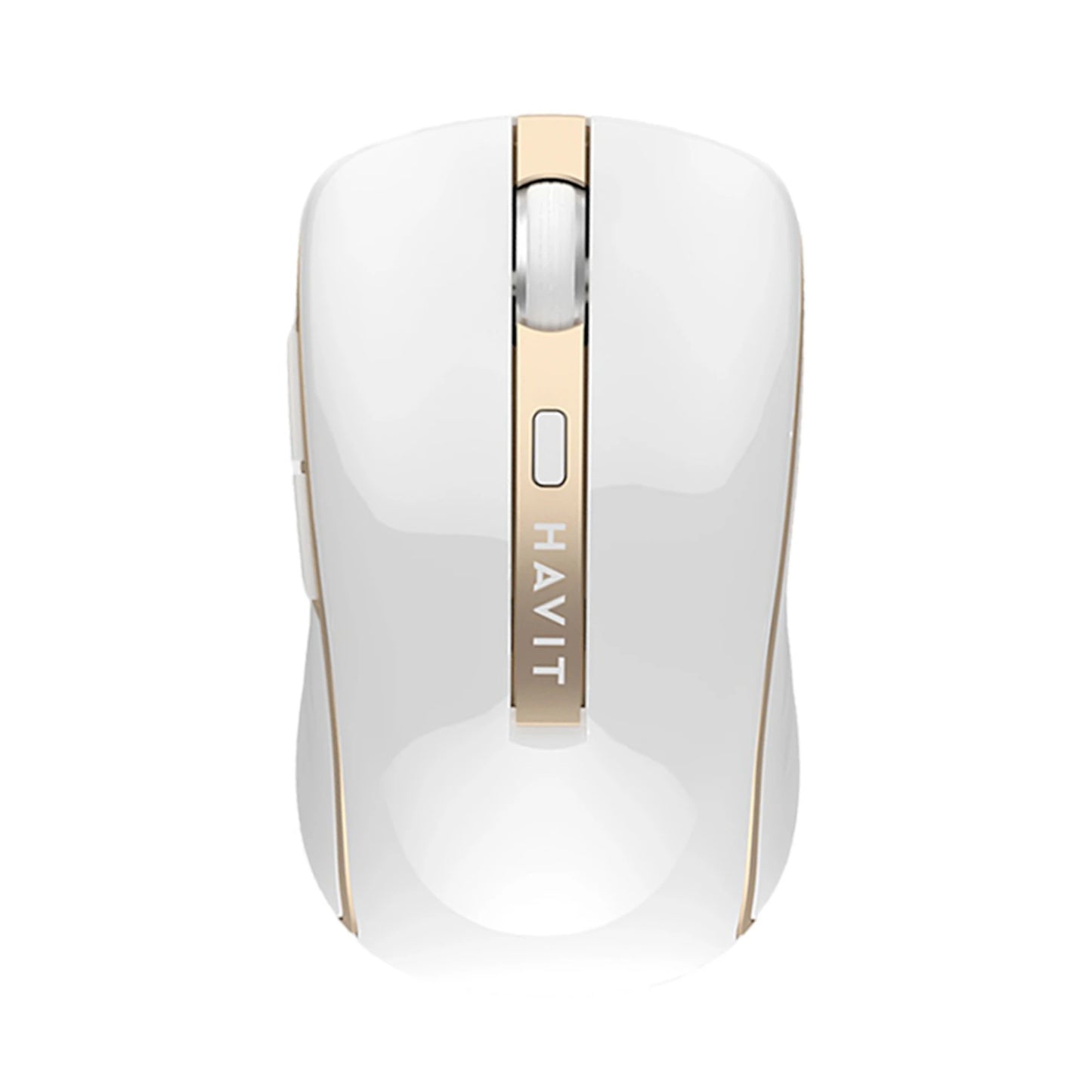 MOUSE INALAMBRICO BLANCO-DORADO, HV-MS951GT-WG, HAVIT