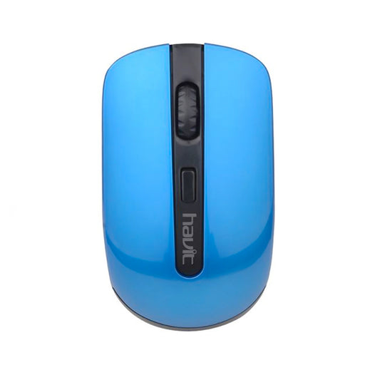 MOUSE INALAMBRICO USB*FRECUENCIA 2.4 GH, HV-MS989GT-B/BLUE, HAVIT