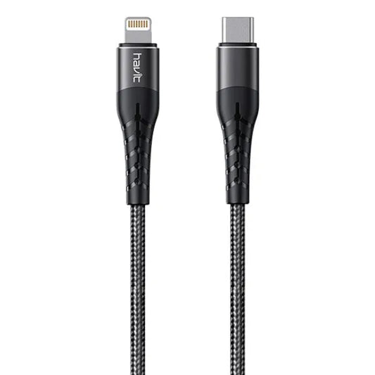 CABLE USB TIPO-C A LIGHTNING, HV-RH14-B, HAVIT