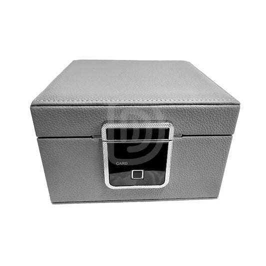 CAJA FUERTE PEQUEÑA PARA JOYAS C/ HUELLA, JS0101-Gris, SAFEWELL