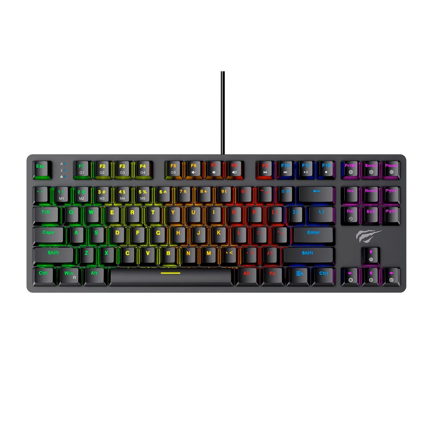 TECLADO MECANICO GAMER RGB, KB869L, HAVIT