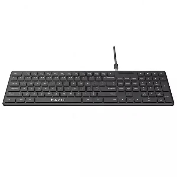 TECLADO USB DESMONTABLE TIPO-C, KB252, HAVIT