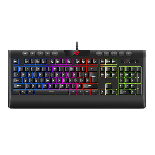 TECLADO GAMER RGB, KB487L-SP, HAVIT