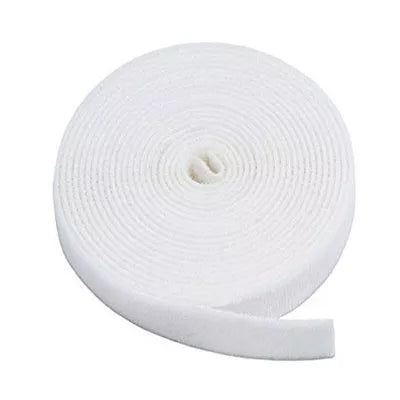 CINTA VELCRO - 10MM X 3METROS - BLANCO, KRGT-1003-34WH, KUWES