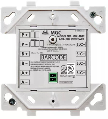 MODULO DIRECCIONABLE PARA AGREGAR ZONAS, MIX-4042, MIRCOM