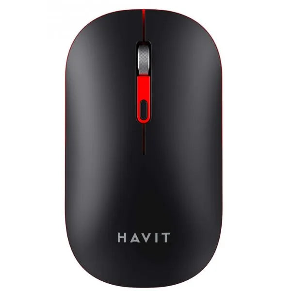 MOUSE NEGRO INALAMBRICO CONEXION DUAL, MS60WB-B, HAVIT