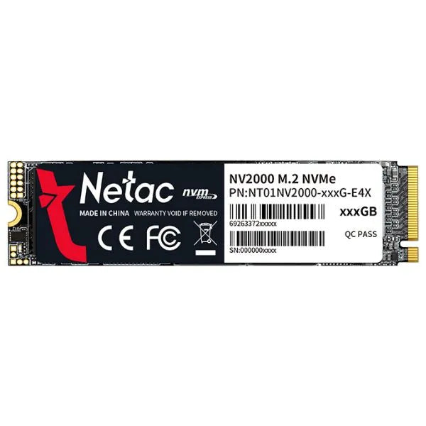 SSD NVMe M.2 256GB, NT01NV2000-256-E4X, NETAC