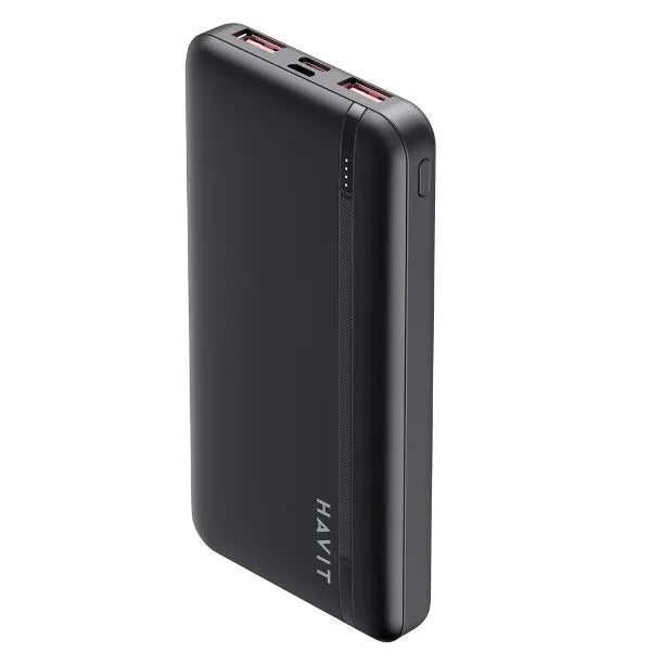 BATERIA PORTATIL 10000mAh NEGRO, PB90-BLACK, HAVIT