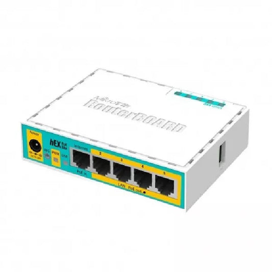 hEX POE lite* ROU *5 PUERTOS, RB750UPr2, MIKROTIK