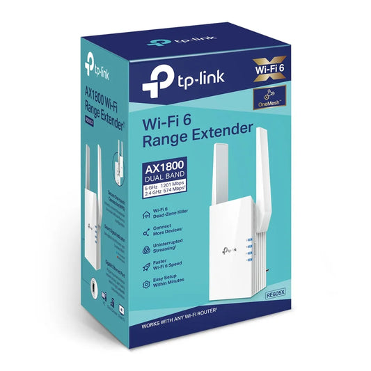 EXTENSOR ONE MESH RE605X WIFI 6*2 ANTENA, RE605X, TP-LINK