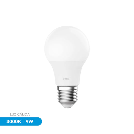 FOCO LED LUZ CÁLIDA 3000K 9W, S135, DIMAX