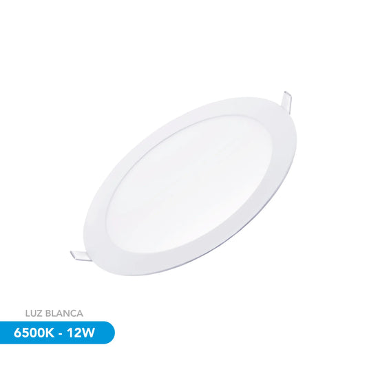 LUZ LED REDONDA DE EMPOTRAR 6500K 12W, S142, DIMAX