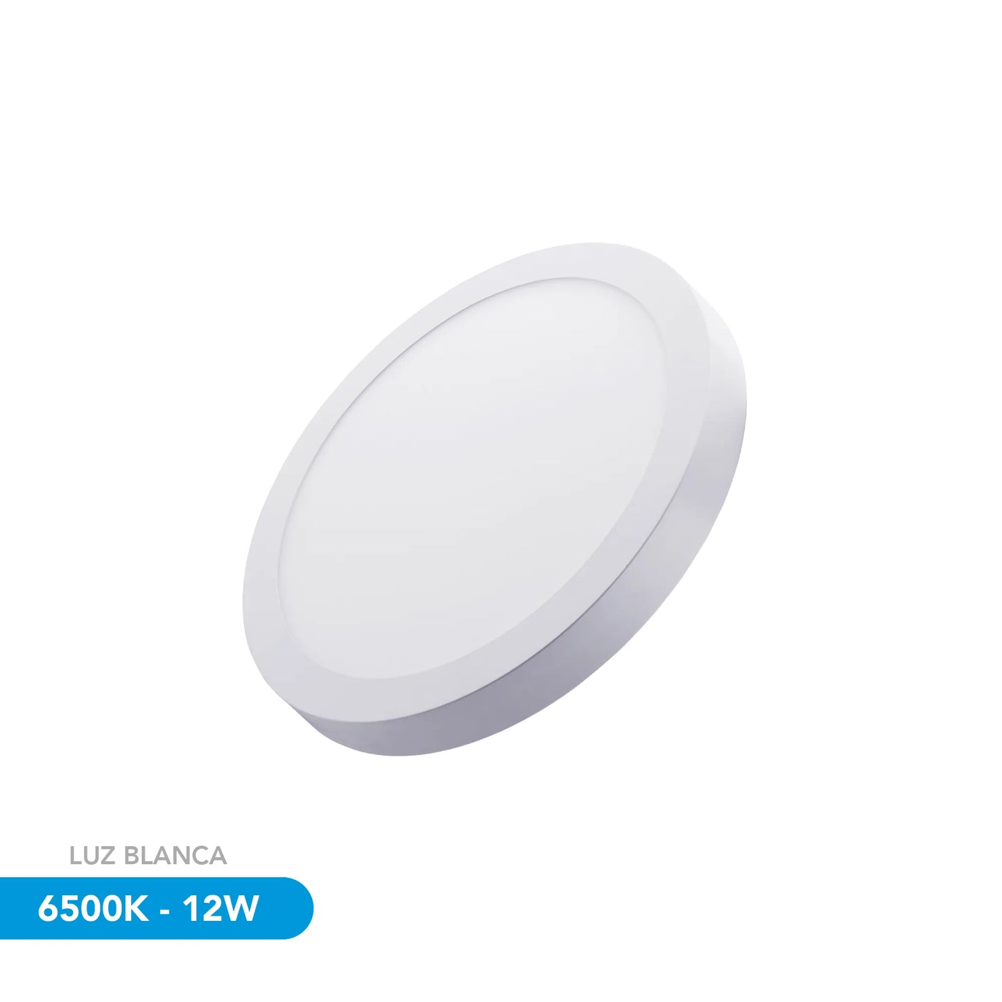 LUZ LED REDONDA DE SOBREPONER 6500K 12W, S152, DIMAX