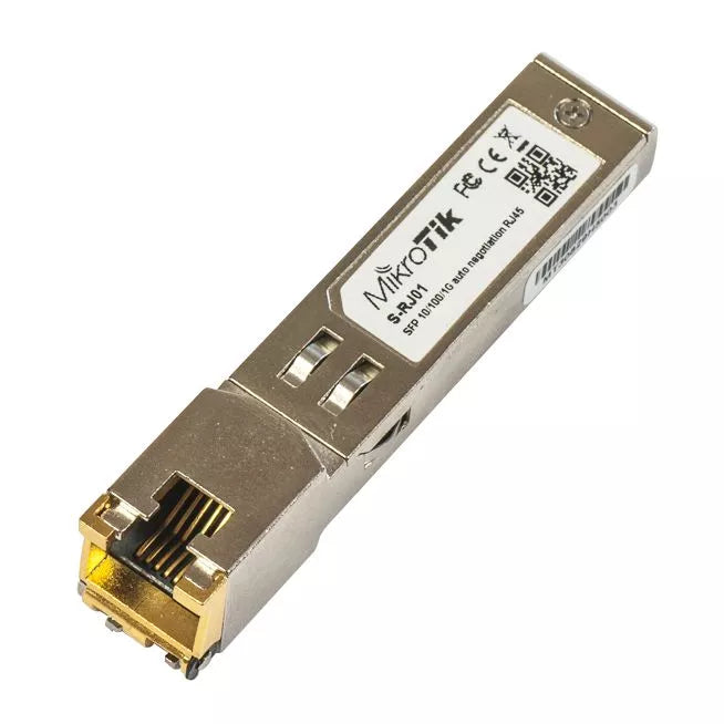 MODULO (S-RJ01)RJ45/SFP 10/100/1000MBPS, S-RJ01, MIKROTIK