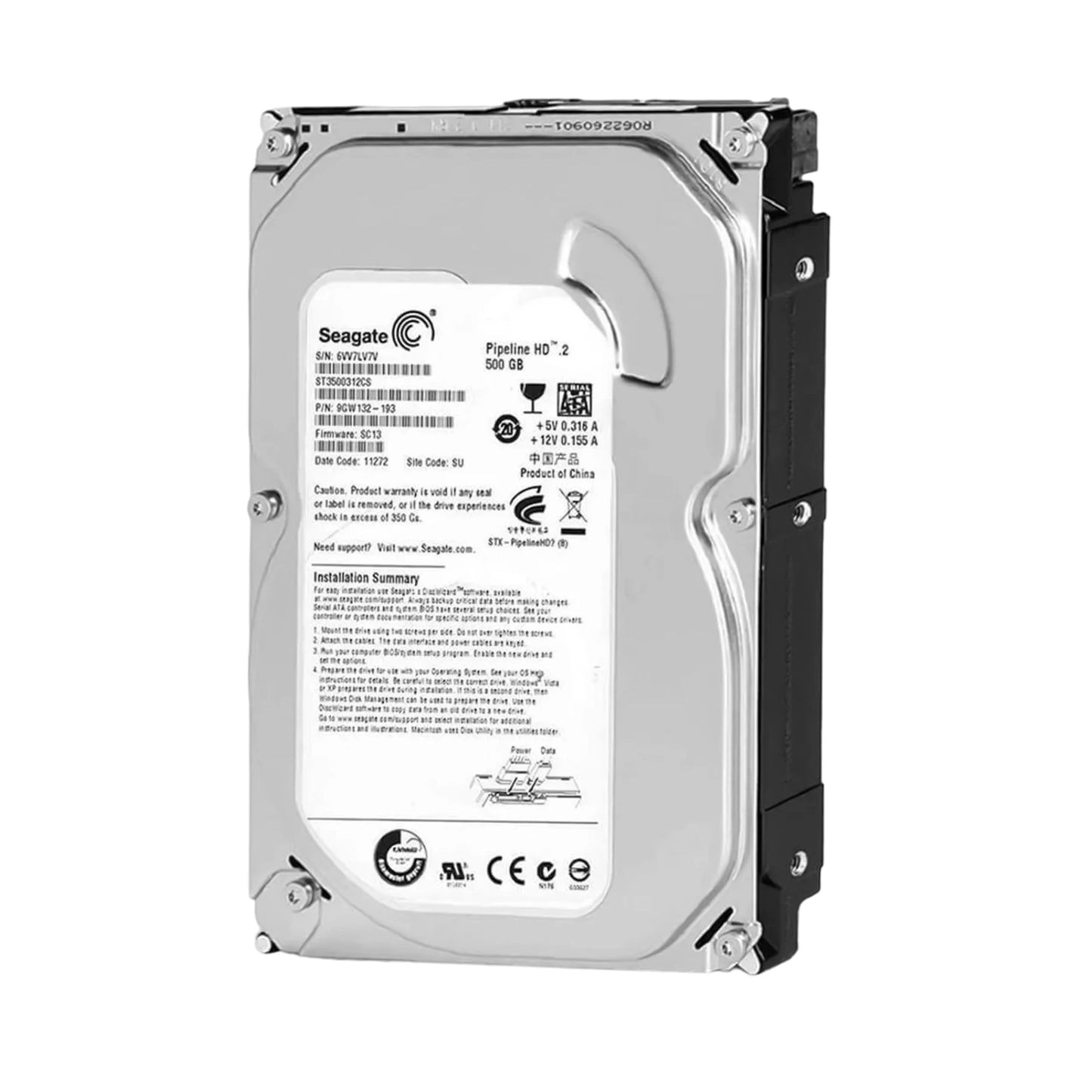 DISCO DURO NEW PULL SEAGATE 500GB, ST3500312CS, SEAGATE