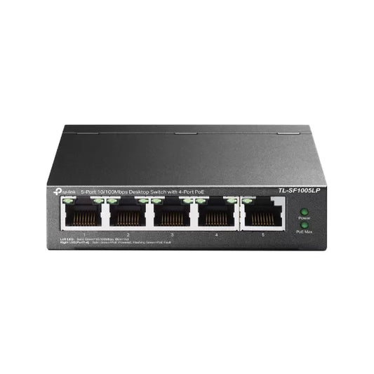 SWITCH DE 5 PUERTOS POE10/100MBPS, TL-SF1005LP, TP-LINK