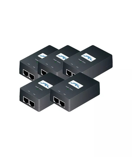 INJECTOR POE *24VDC *1A *24W, UB-POE-24-24W-5P, UBIQUITI