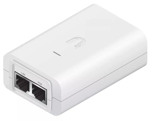 INYECTOR POE *24VDC *0.3A *7W, UB-POE-24-7W-G-WH, UBIQUITI