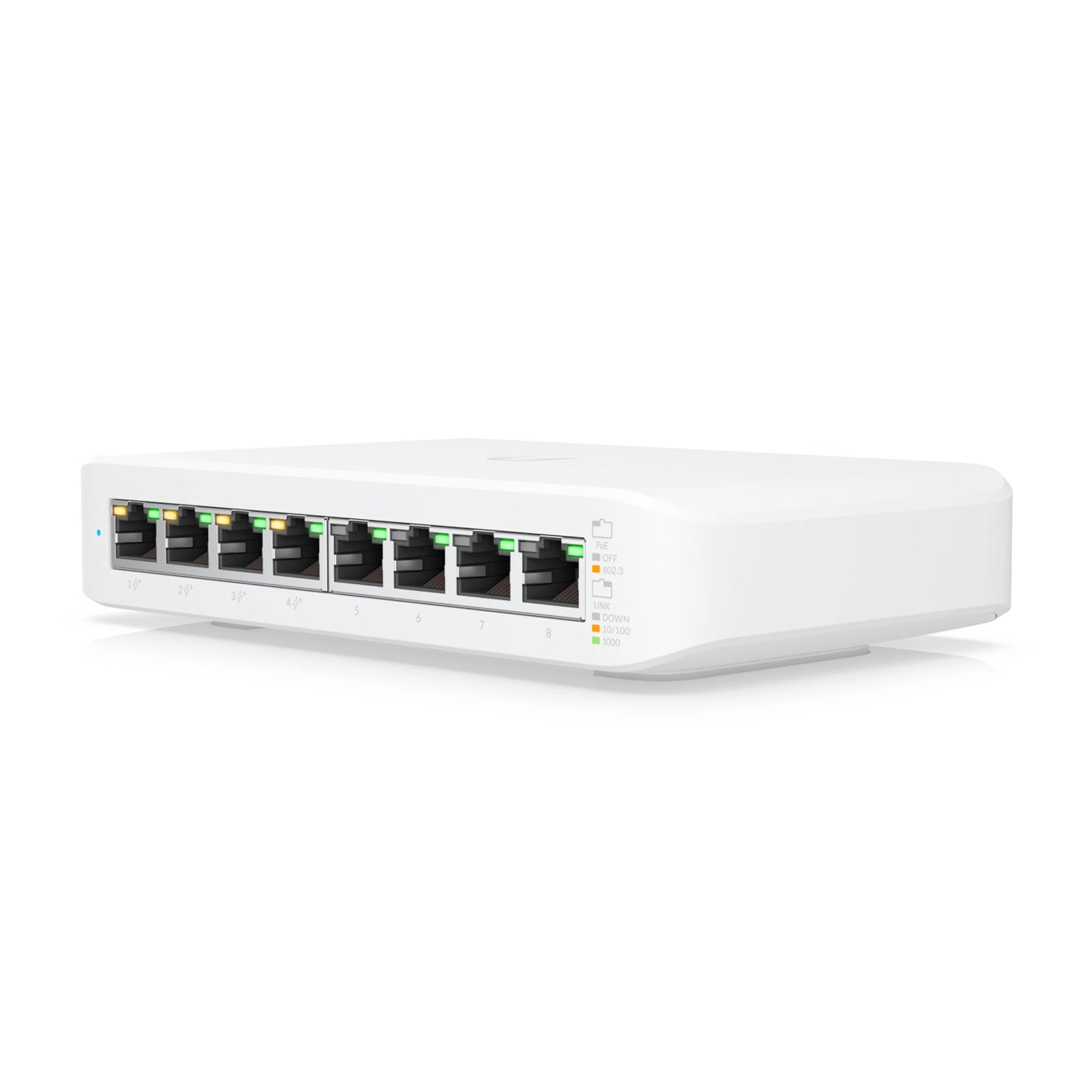 SWITCH UNIFI LITE POE DE 8 PUERTOS, UB-USW-LITE-8-POE, UBIQUITI