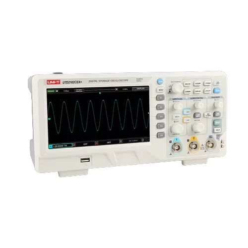 OSCILOSCOPIO DIGITAL - 100Mhz - 1GSa/s, UTD2102CEX+, UNI-T