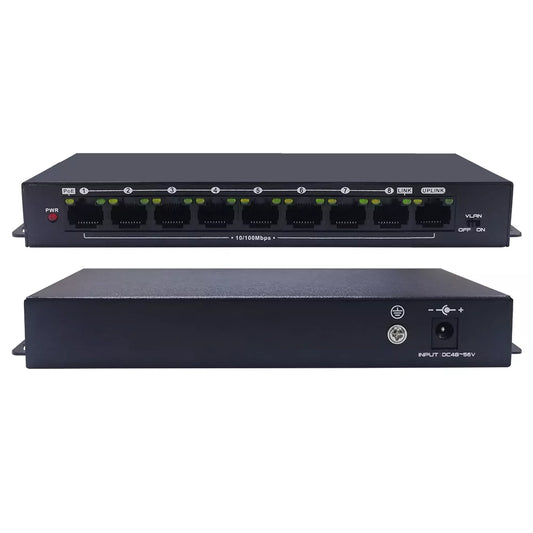 SWITCH POE 8 PUERTOS, VM-SW8P1-96W, VICOM