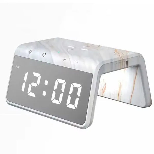 RELOJ CON ALARMA 6 EN 1 MARMOL, W320-MARBLE, HAVIT