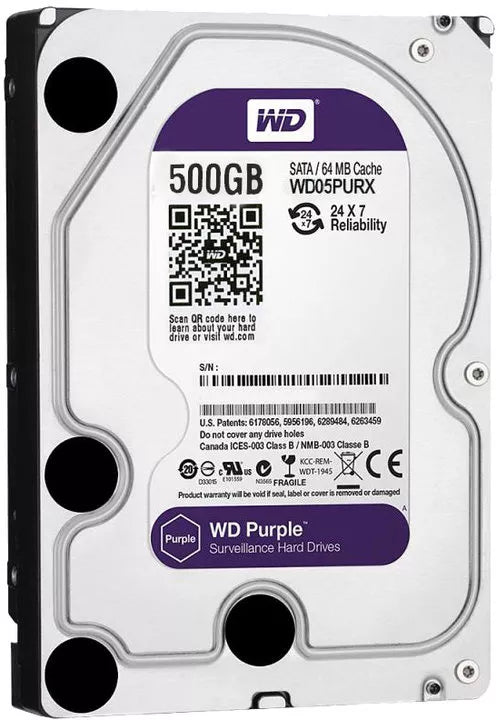 DISCO DURO WD 500 GB PURPURA, WD05PURX, WESTERN DIGITAL