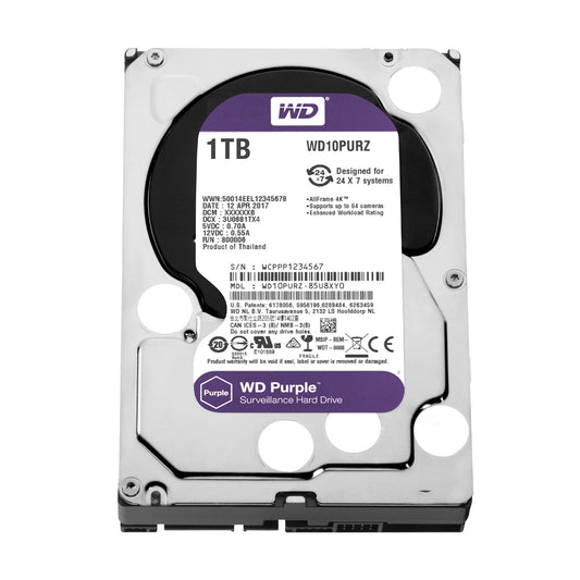 DISCO DURO WD 1TB PURPURA, WD10PURZ, WESTERN DIGITAL