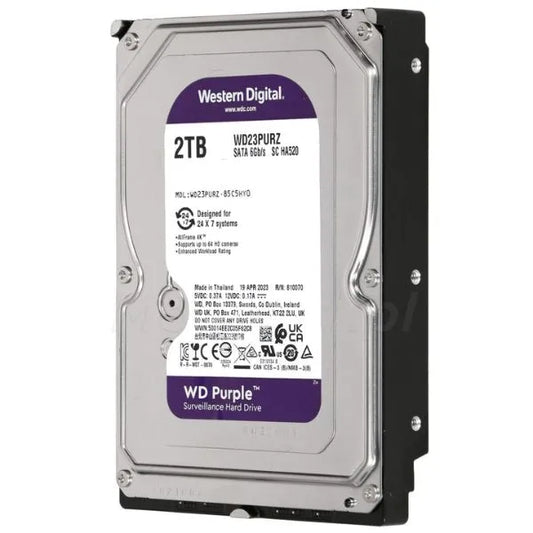 DISCO DURO WD 2TB PURPURA, WD23PURZ, WESTERN DIGITAL