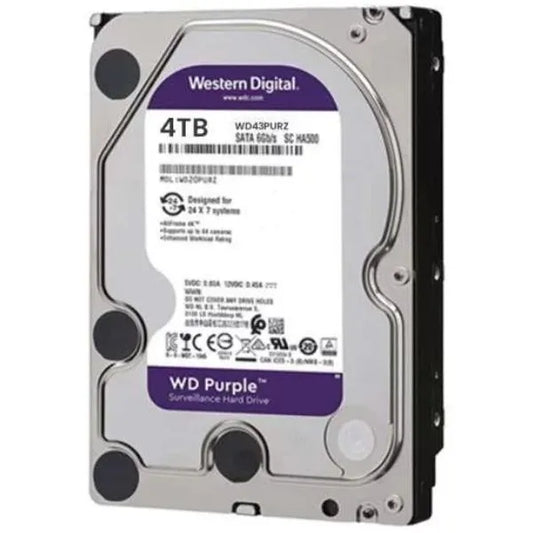 DISCO DURO WD 4TB PURPURA, WD43PURZ, WESTERN DIGITAL