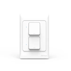 INTERRUPTOR SMART BLANCO WIFI 2 TOMAS, H345, DIMAX