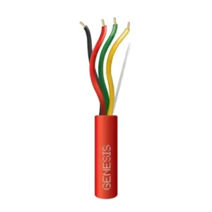 CABLE DE ALARMA INCENDIO 4 HILOS 22 AWG, 43011104, GENESIS