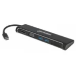 CONVERTIDOR DOCKING USB-C SUPERSPEED 4-EN-1 A HDMI/VGA, MANHATTAN, ICI152631