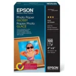 PAPEL EPSON PHOTO GLOSSY 4X6 100 HOJAS, EPSON CONSUMIBLES, EPSS042038